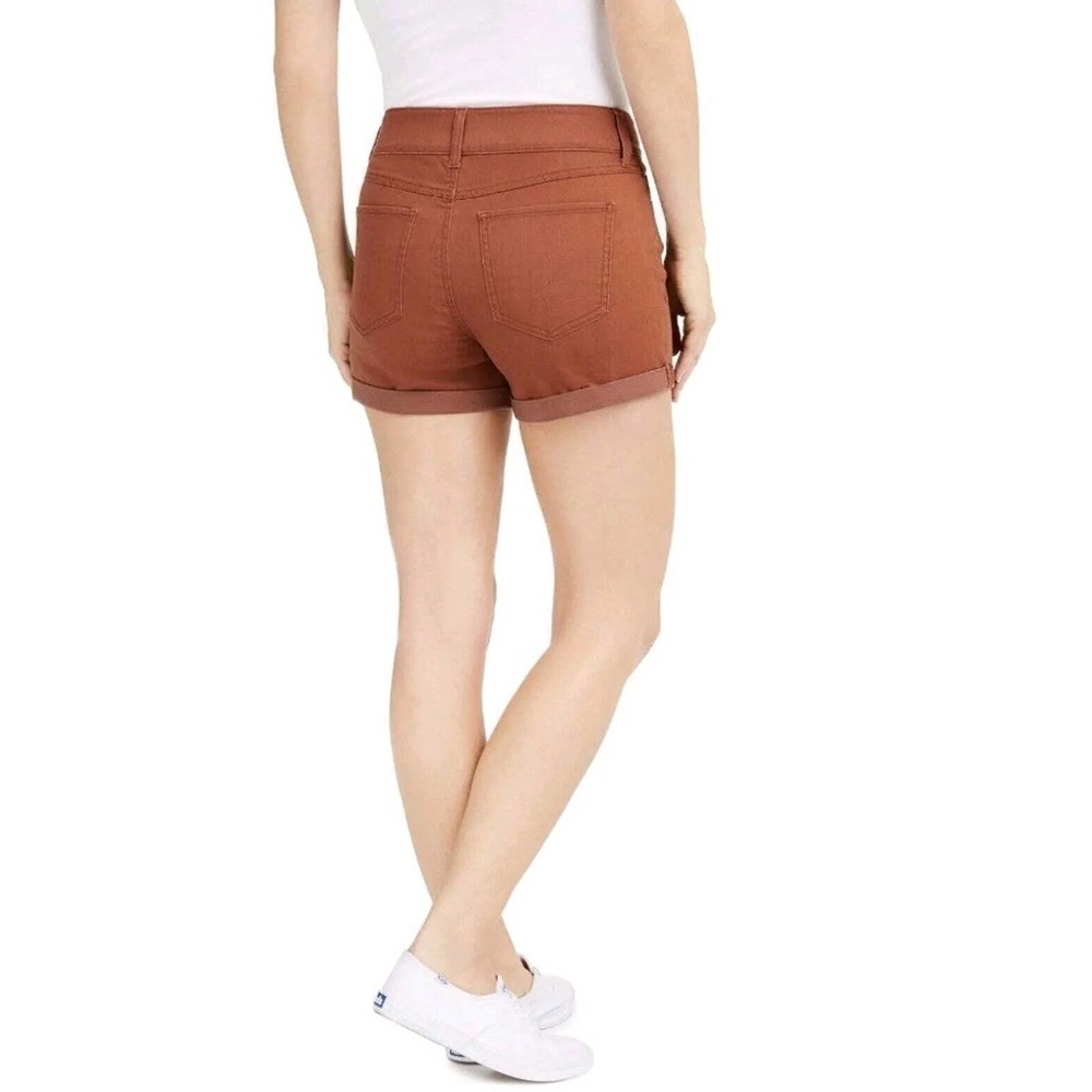 Rewash Rust Mom Shorts Mid Rise Cuffed Denim NWT - Picture 9 of 12